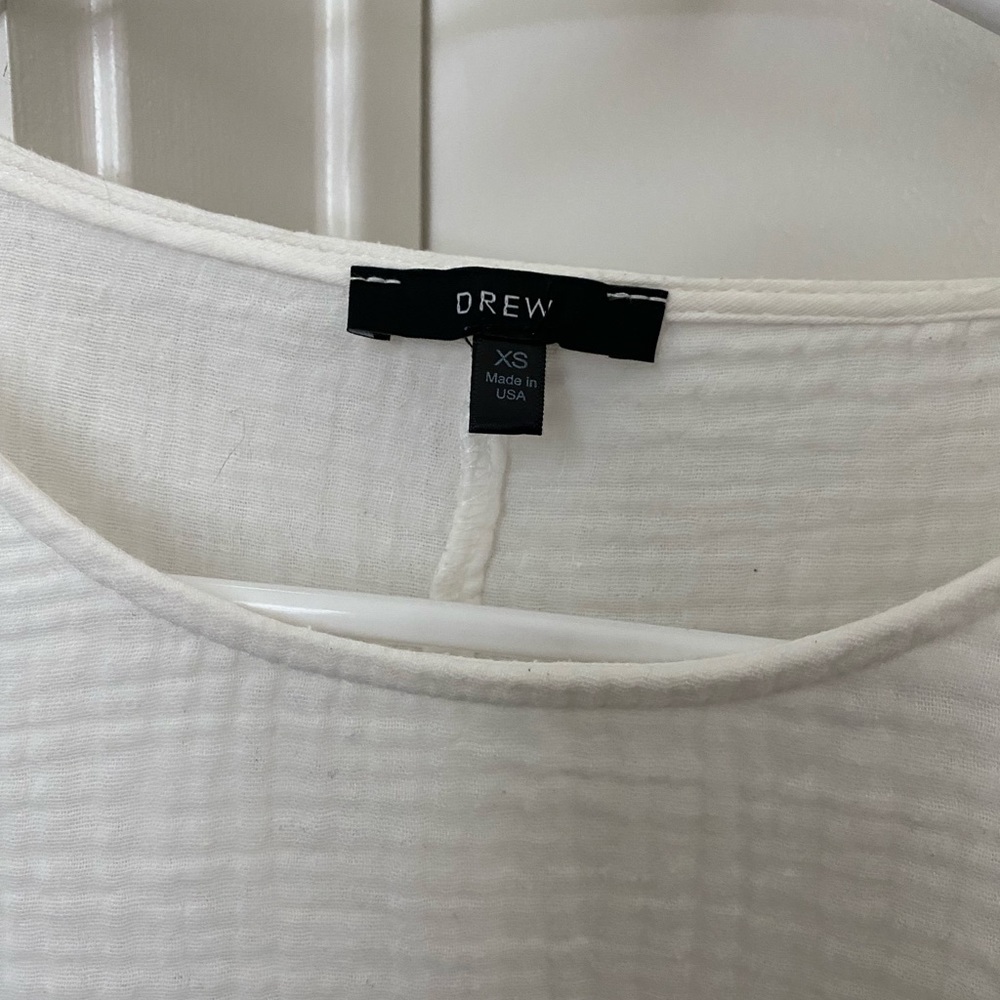 White Ruffle Sleeve Top - Picture 6 of 6